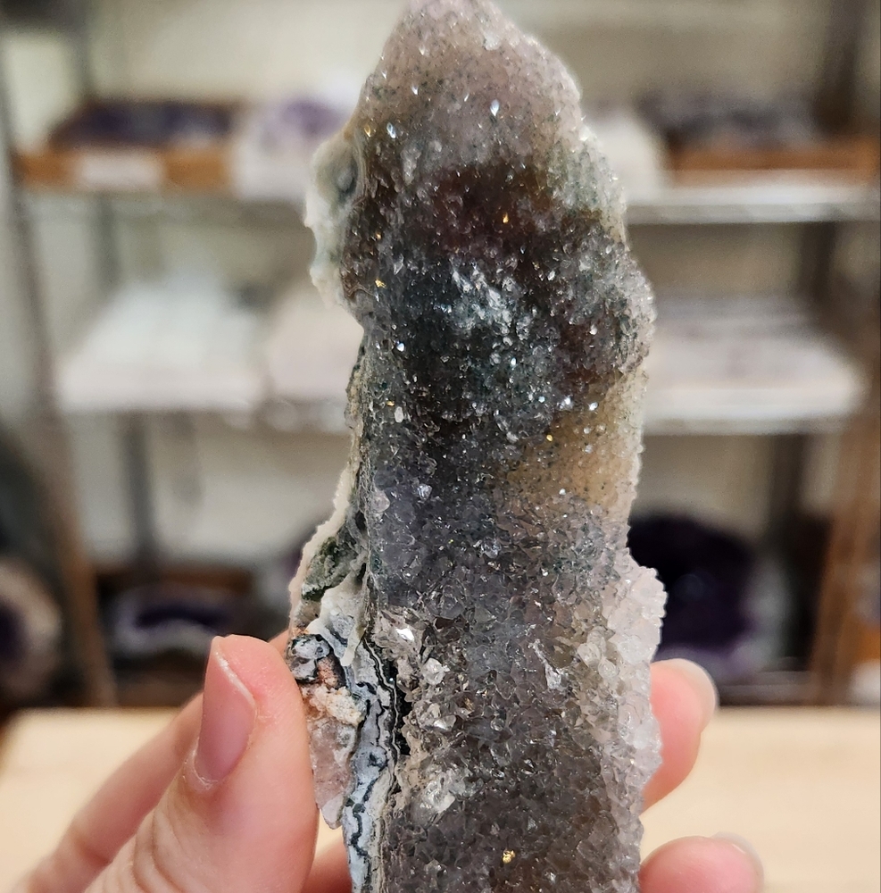 South America flower agate
